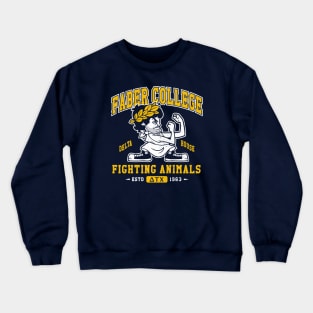 Faber College - Vintage Distressed Toga Party Mascot - Fighting Animals Crewneck Sweatshirt